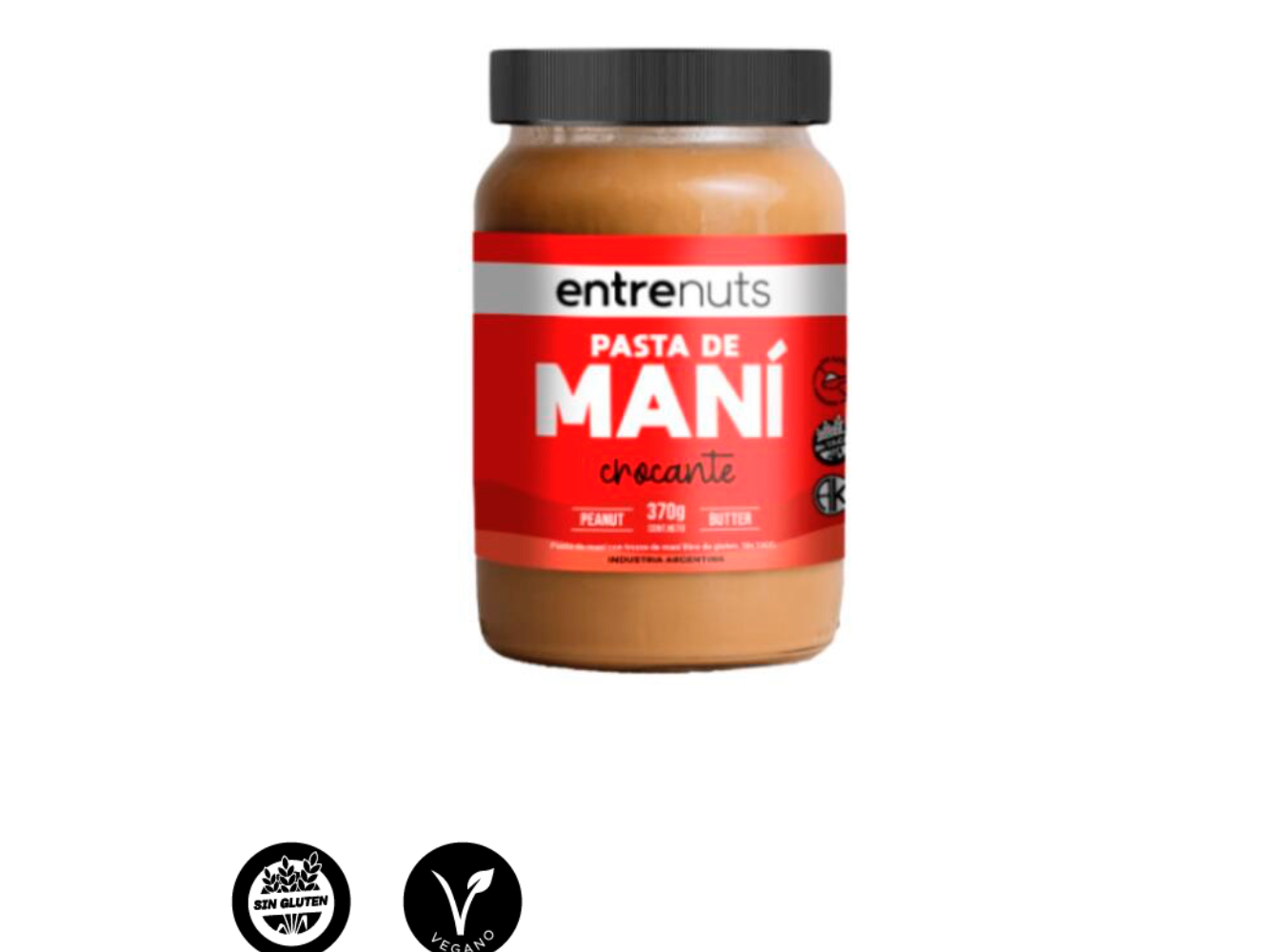 Pasta de maní crocante x370g