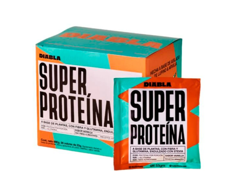 Super proteina 33gr Vainilla - DIABLA