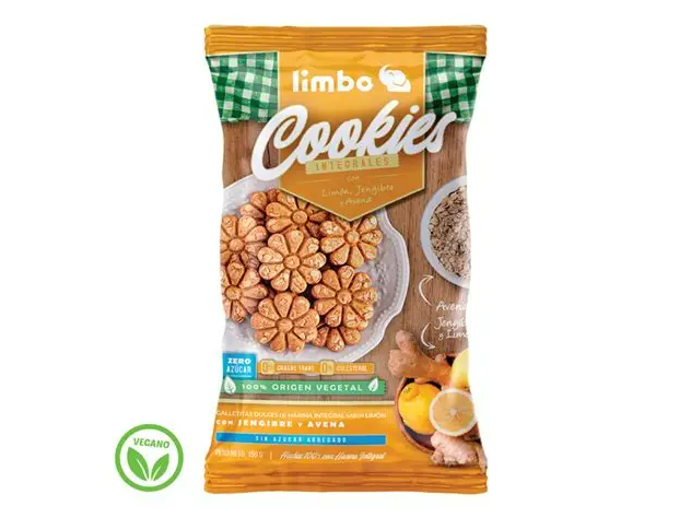 Cookies integrales limón & jengibre