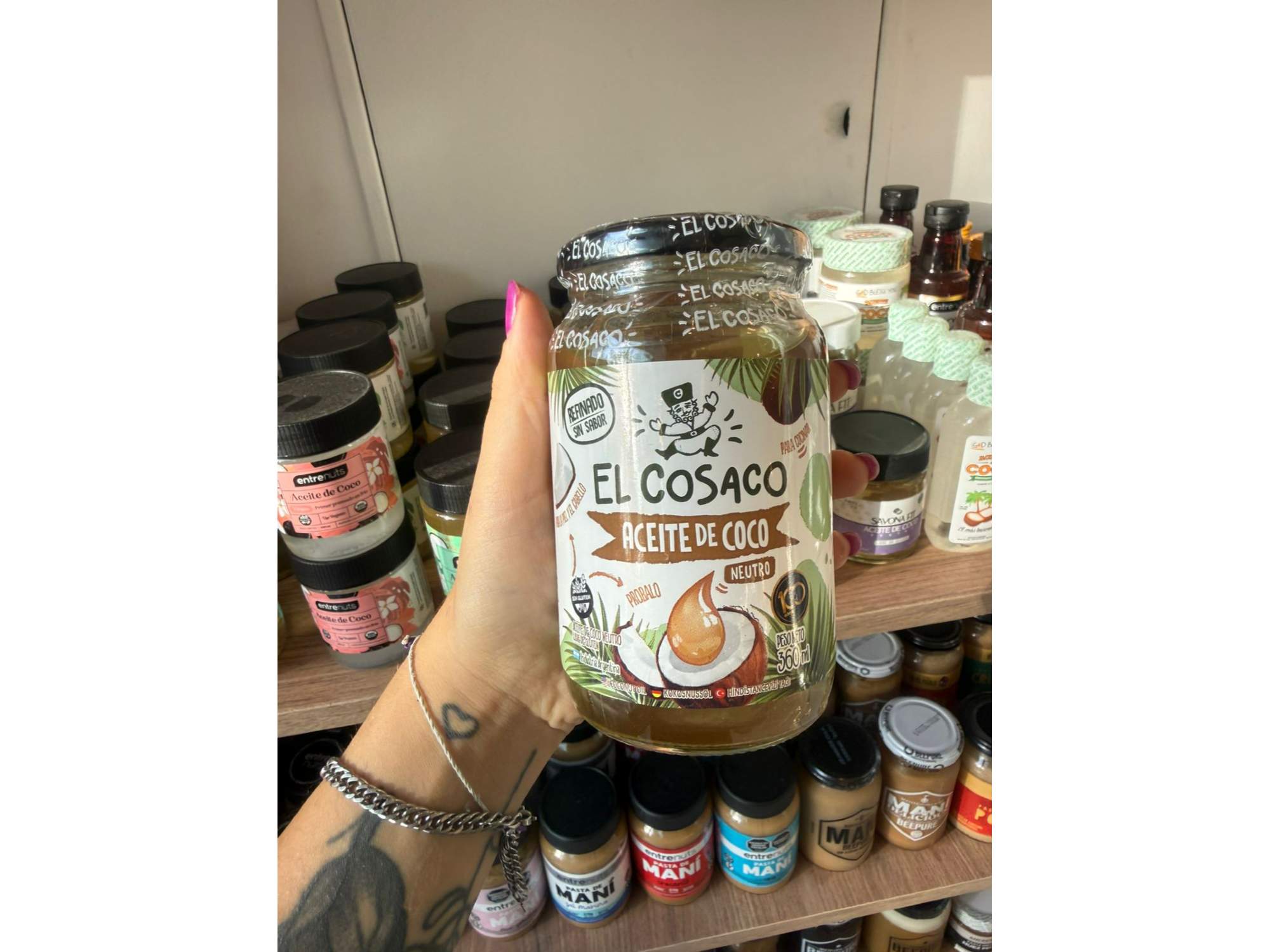 Aceite de coco neutro 360ml - El cosaco