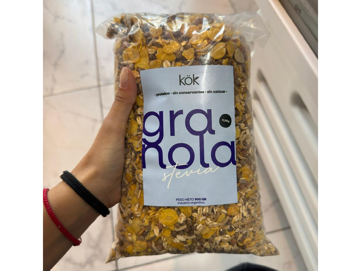 Granola Proteica Stevia 900g -  KOK