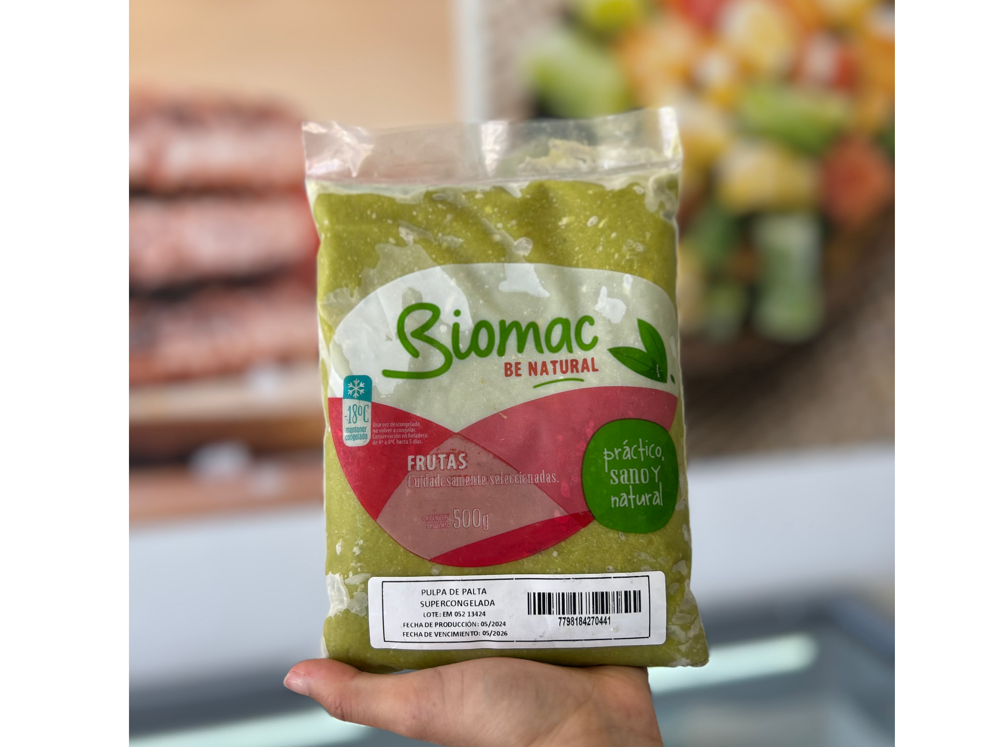 Pulpa de palta 500 gr