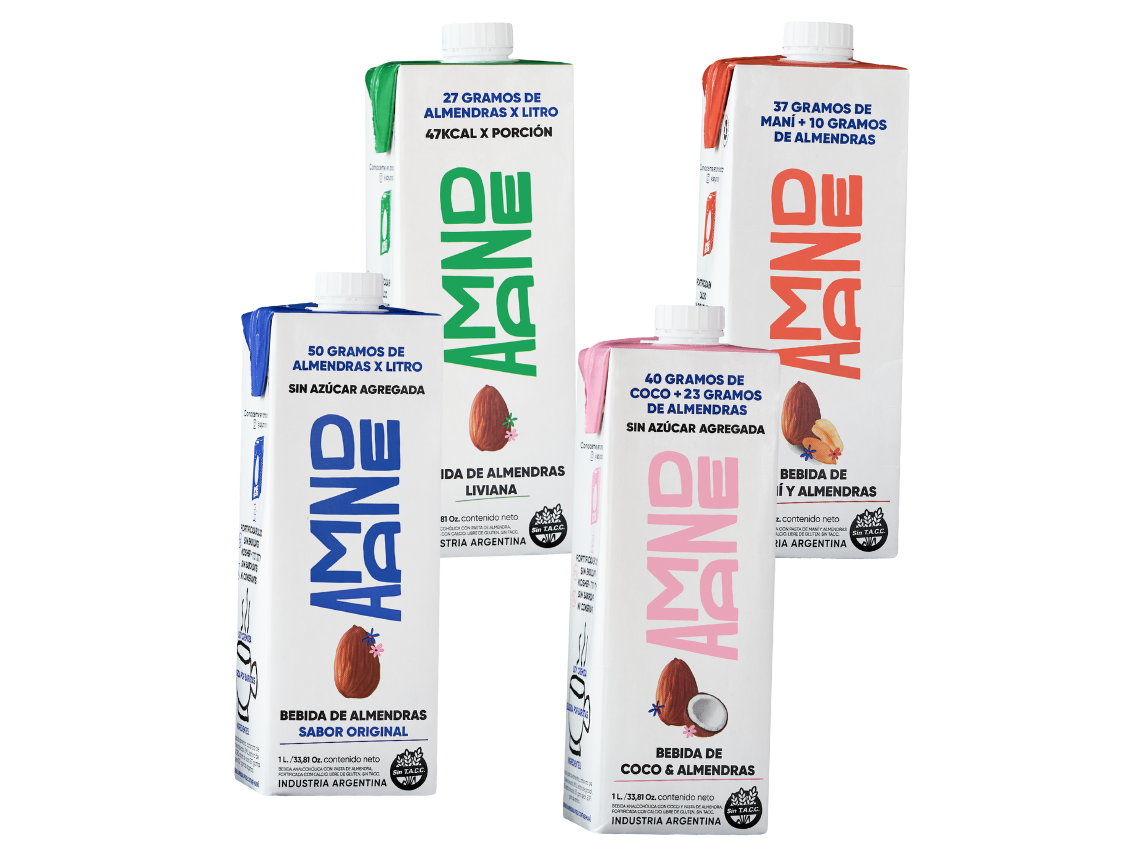 Bebida de almendras sabor original Amande