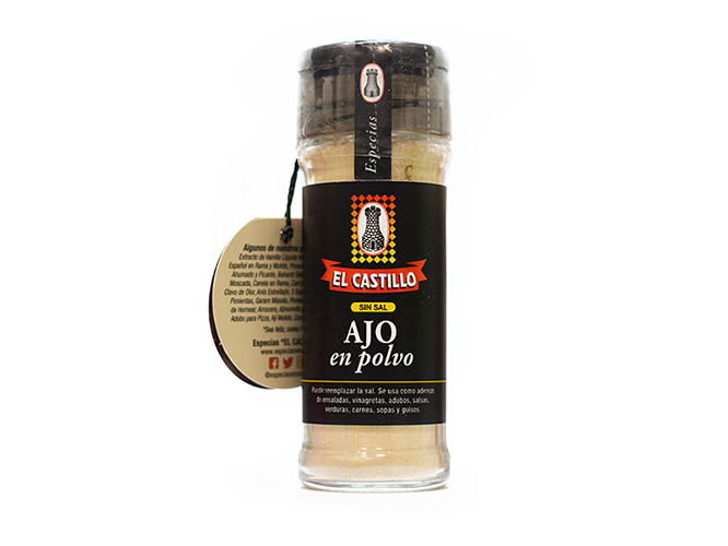 Ajo en polvo sin sal