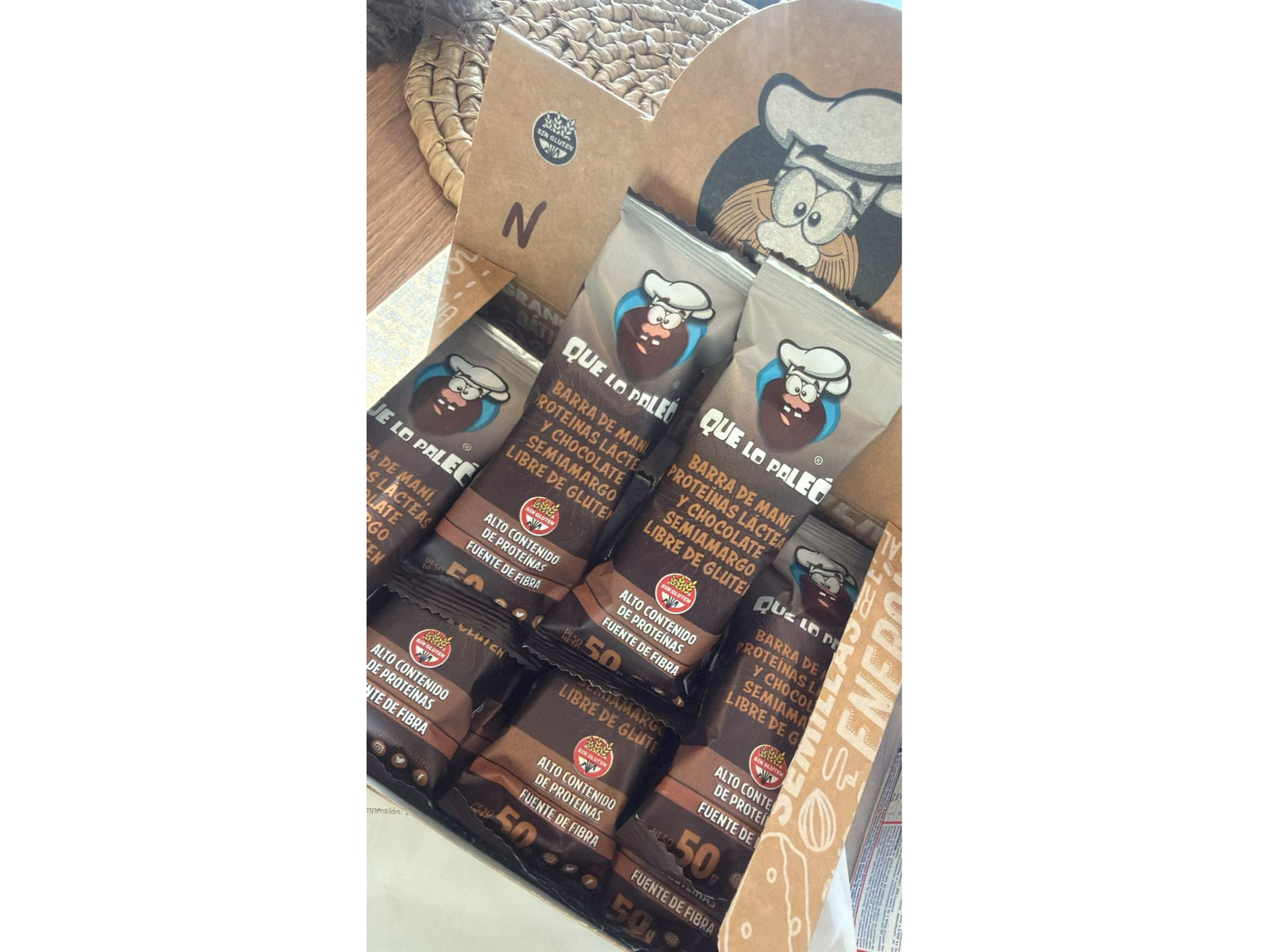 Barra Proteica de Chocolate Blanco - Que lo paleó