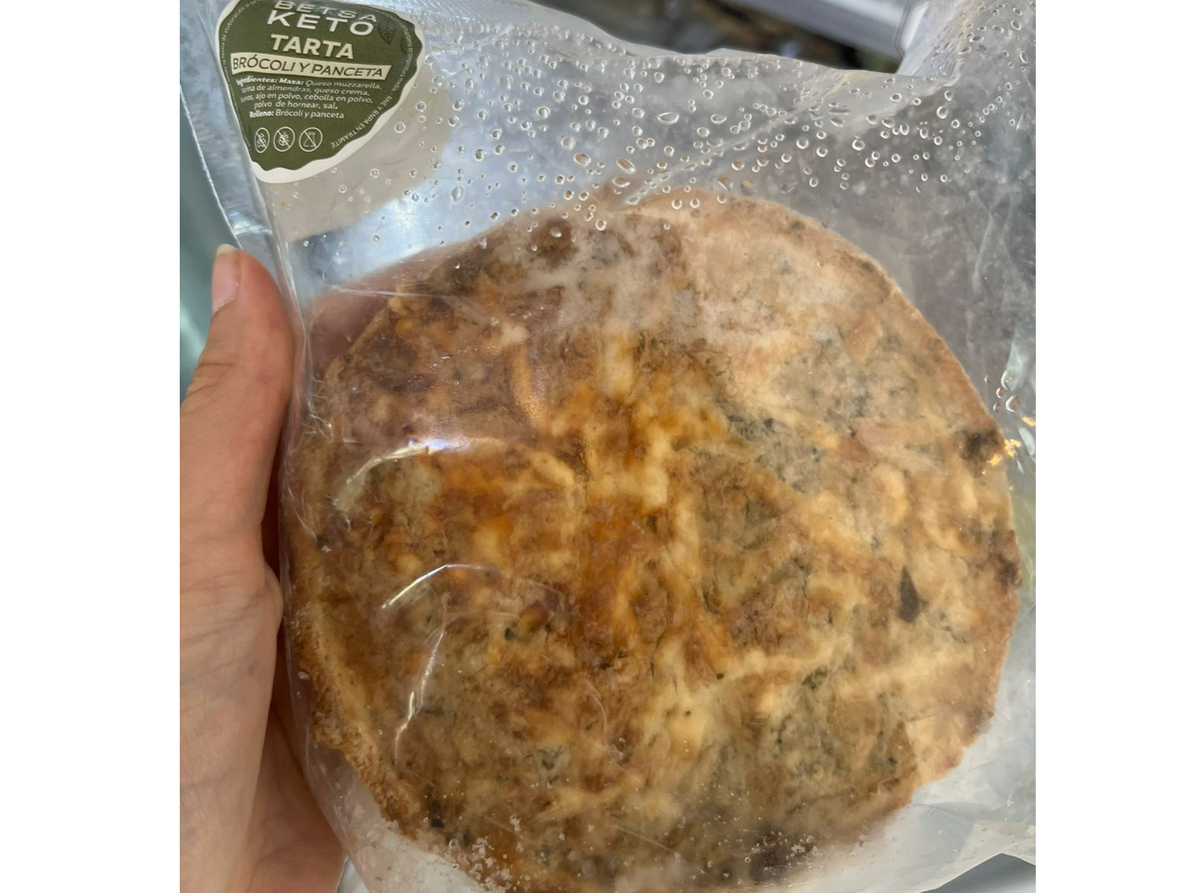 Tarta de brócoli y panceta