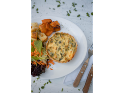 Tarta puerro y pollo AMOEDO
