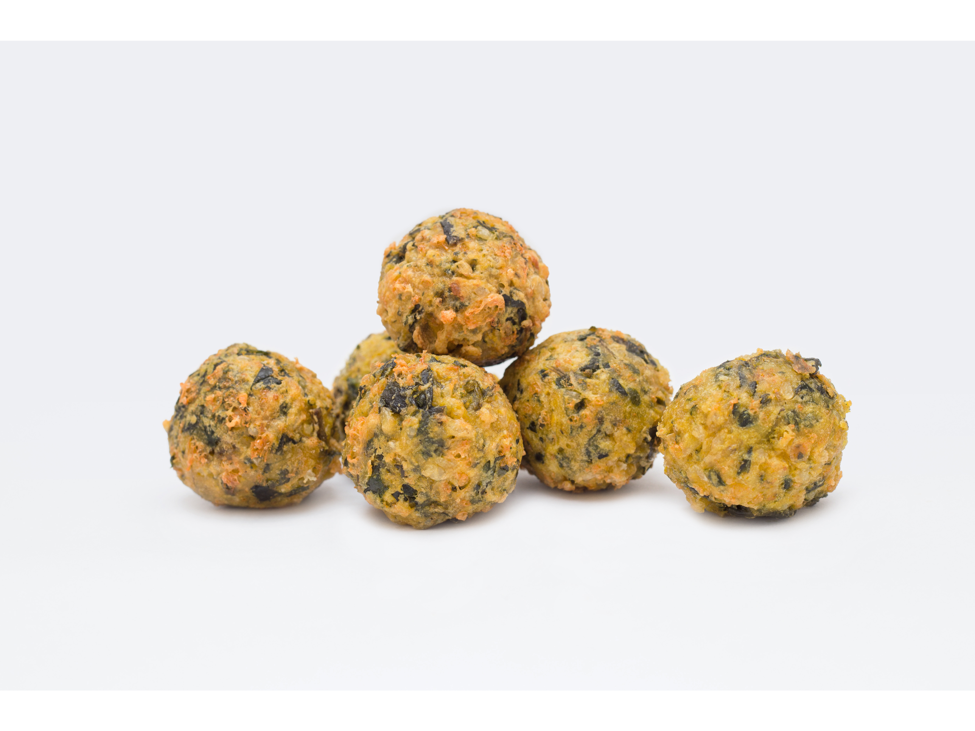 Buñuelos de yamaní y acelga