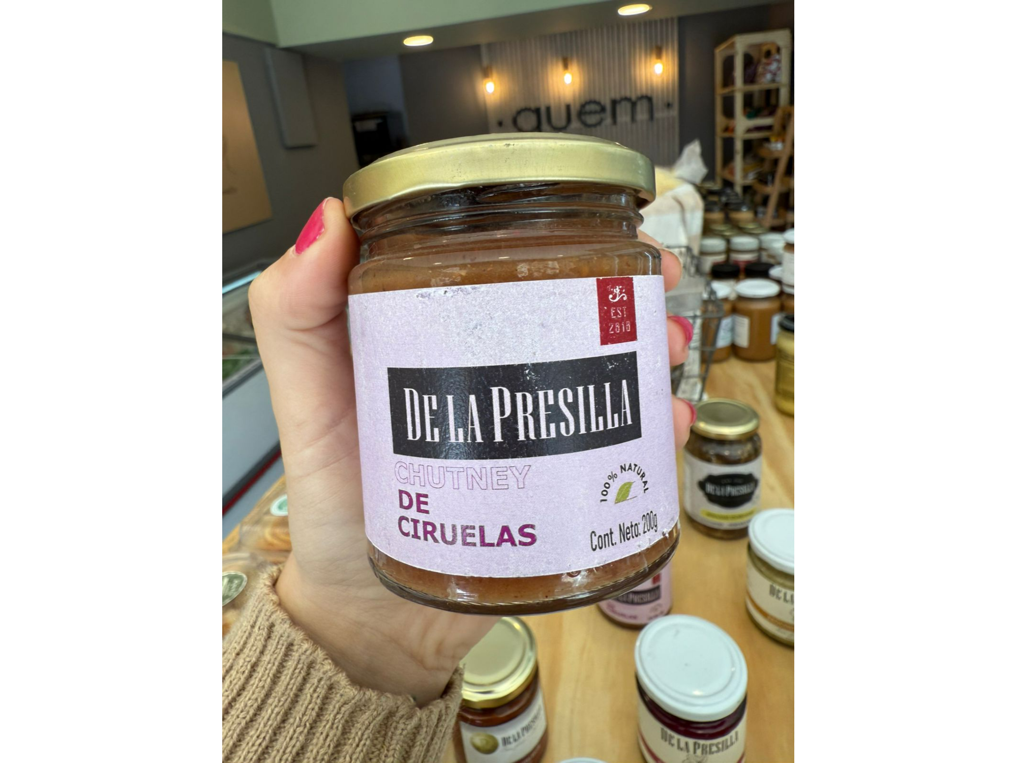 Chutney de ciruelas 200g