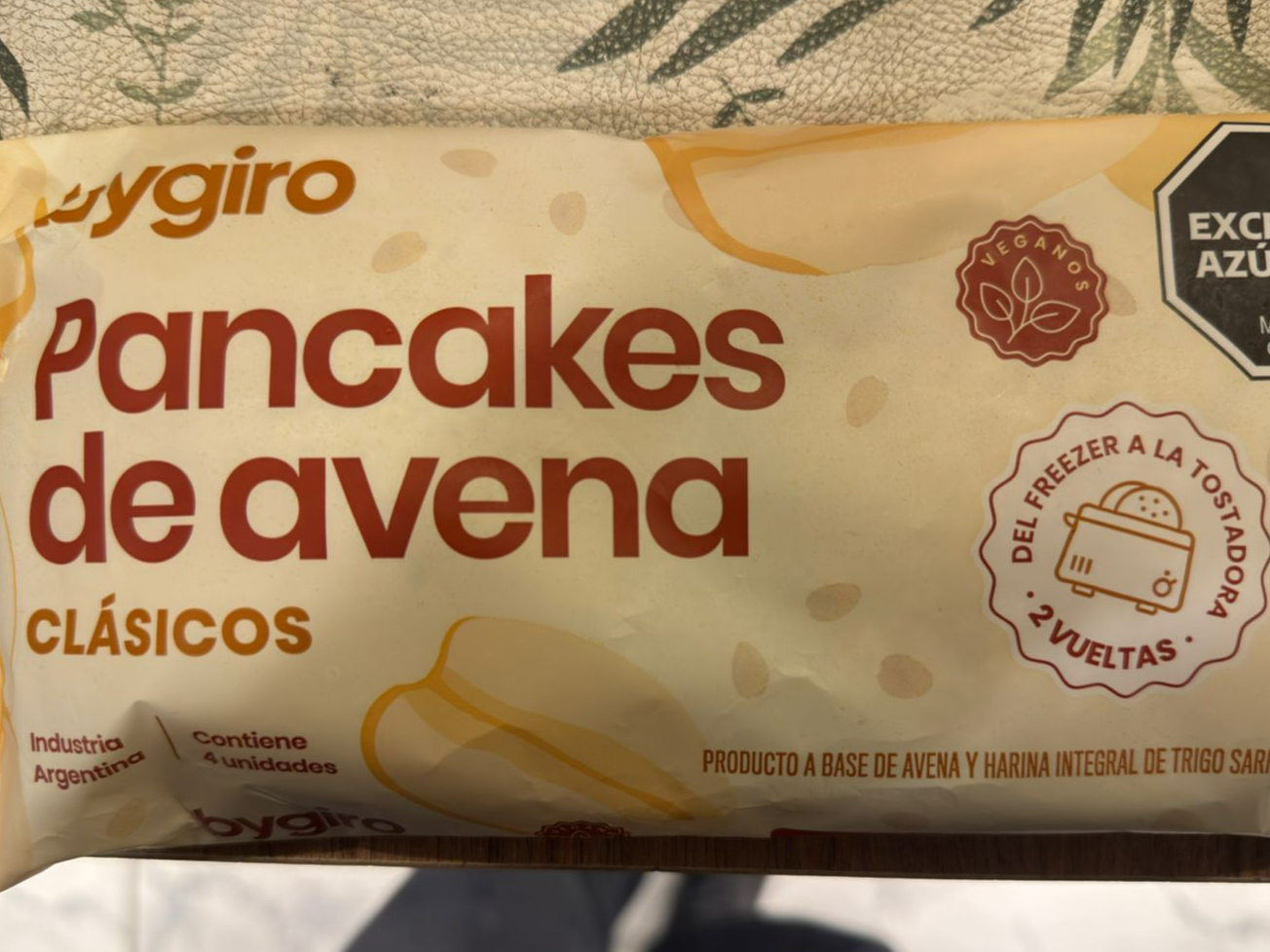 Pancake de Avena Clasicos 4 unidades - Bygiro
