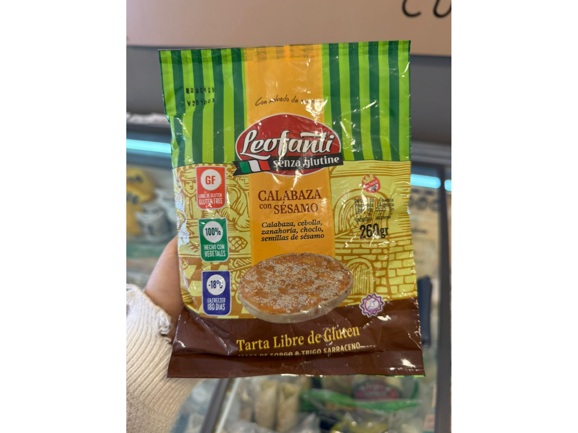 Tarta de calabaza con sésamo