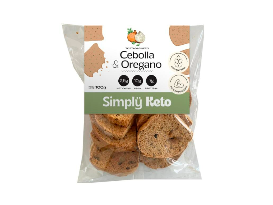Tostadas Keto Cebolla y Oregano - Simply Keto