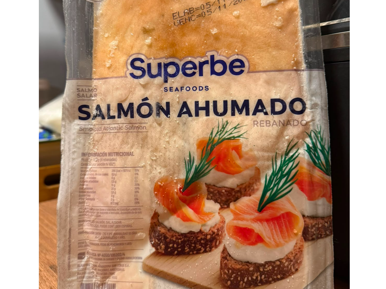 Salmon Aumado Rebanado - Superbe