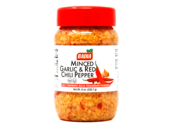 Ajo y Ají Picante finamente picado x226g - Badia