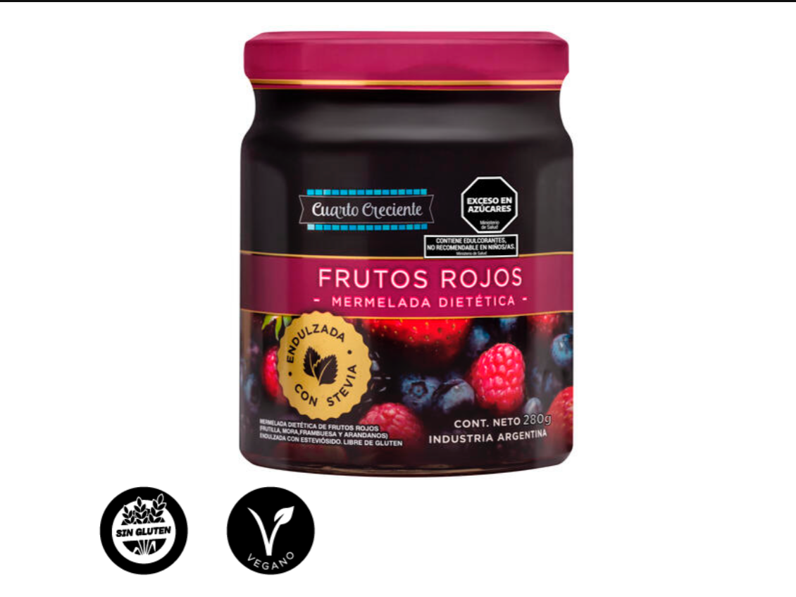 Mermelada con Stevia de frutilla  x280g