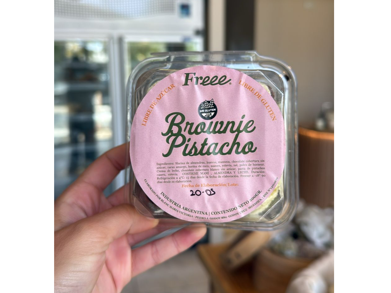 Brownie de Pistacho - FREEE