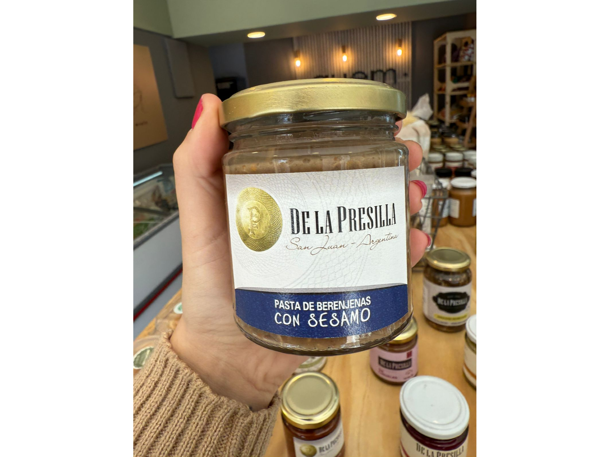 Pasta de berenjena con sesamo 170g