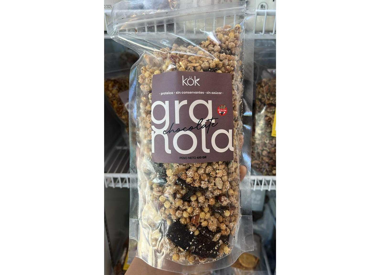 Granola s/ tacc de chocolate 410g