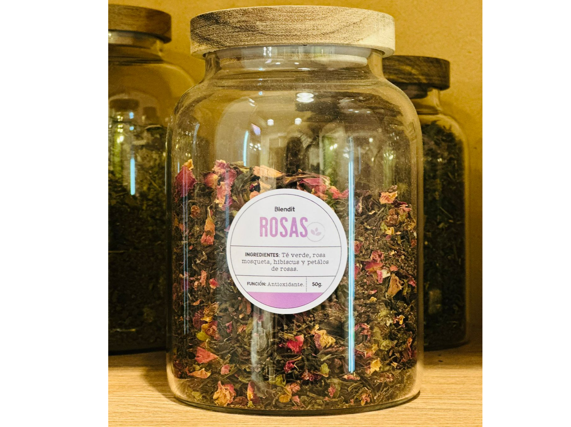 Té en hebras • rosas • 50gr