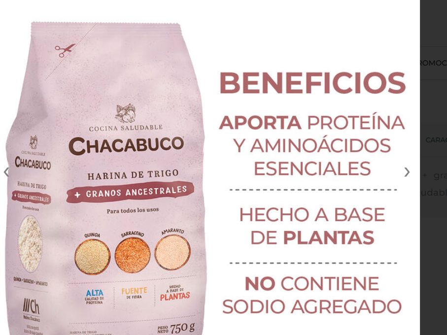 Harina de Trigo + Granos Ancestrales x 750g - Chacabuco