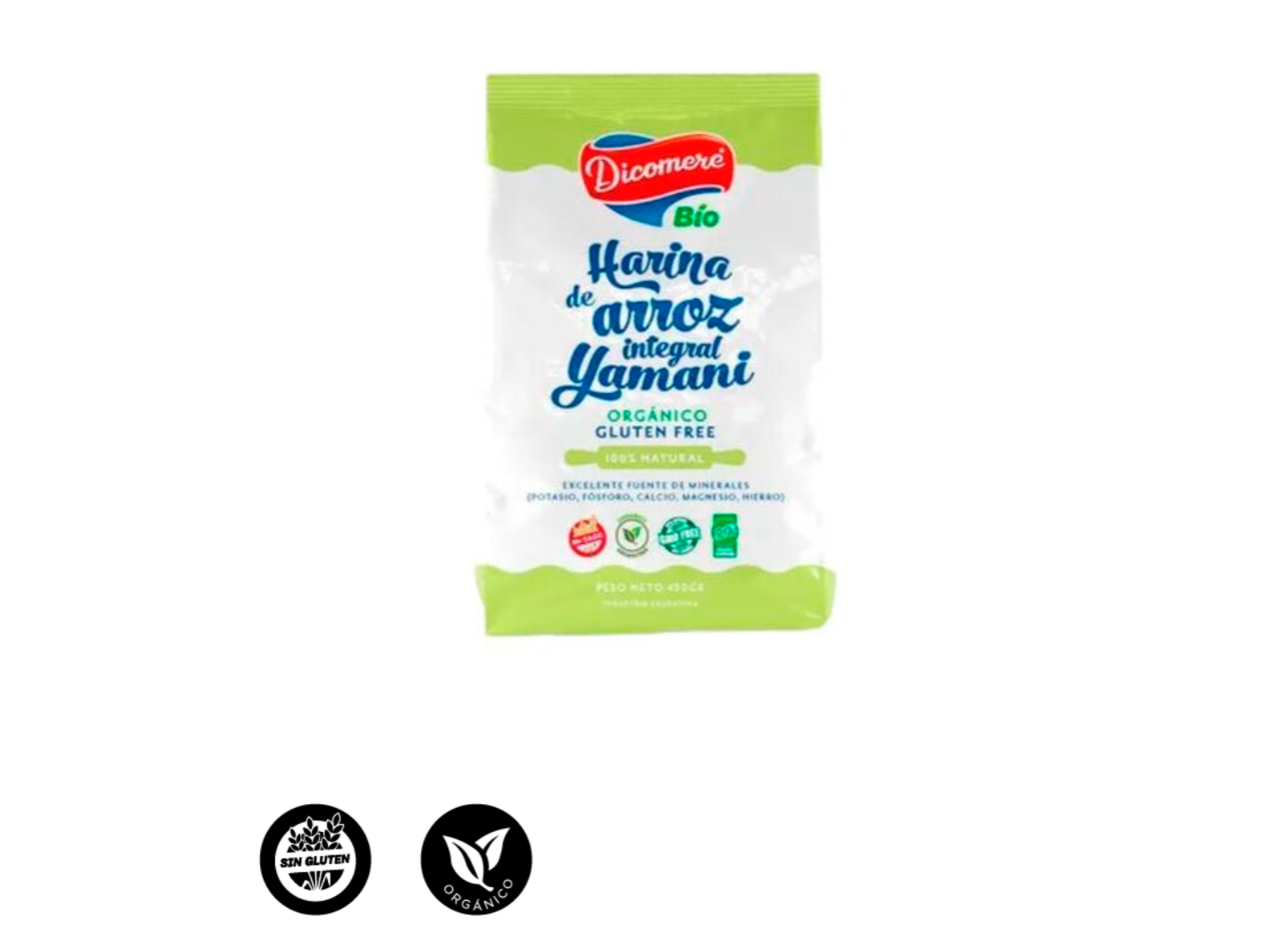 Harina de arroz Yamani integral x450