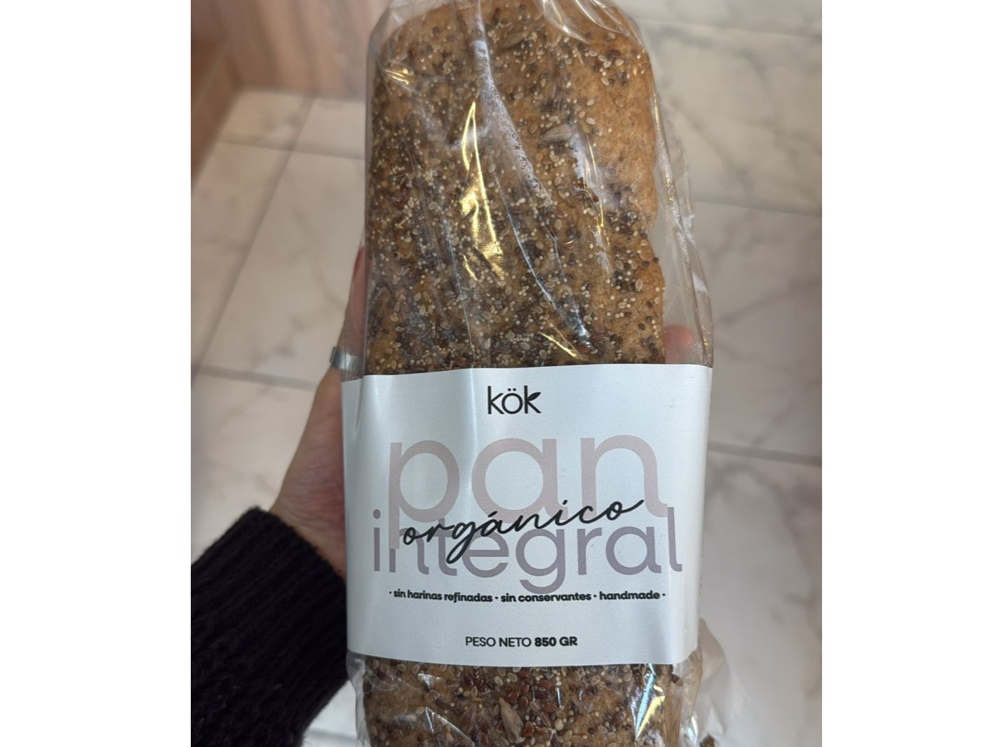 Pan Integral Orgánico 800g - KOK