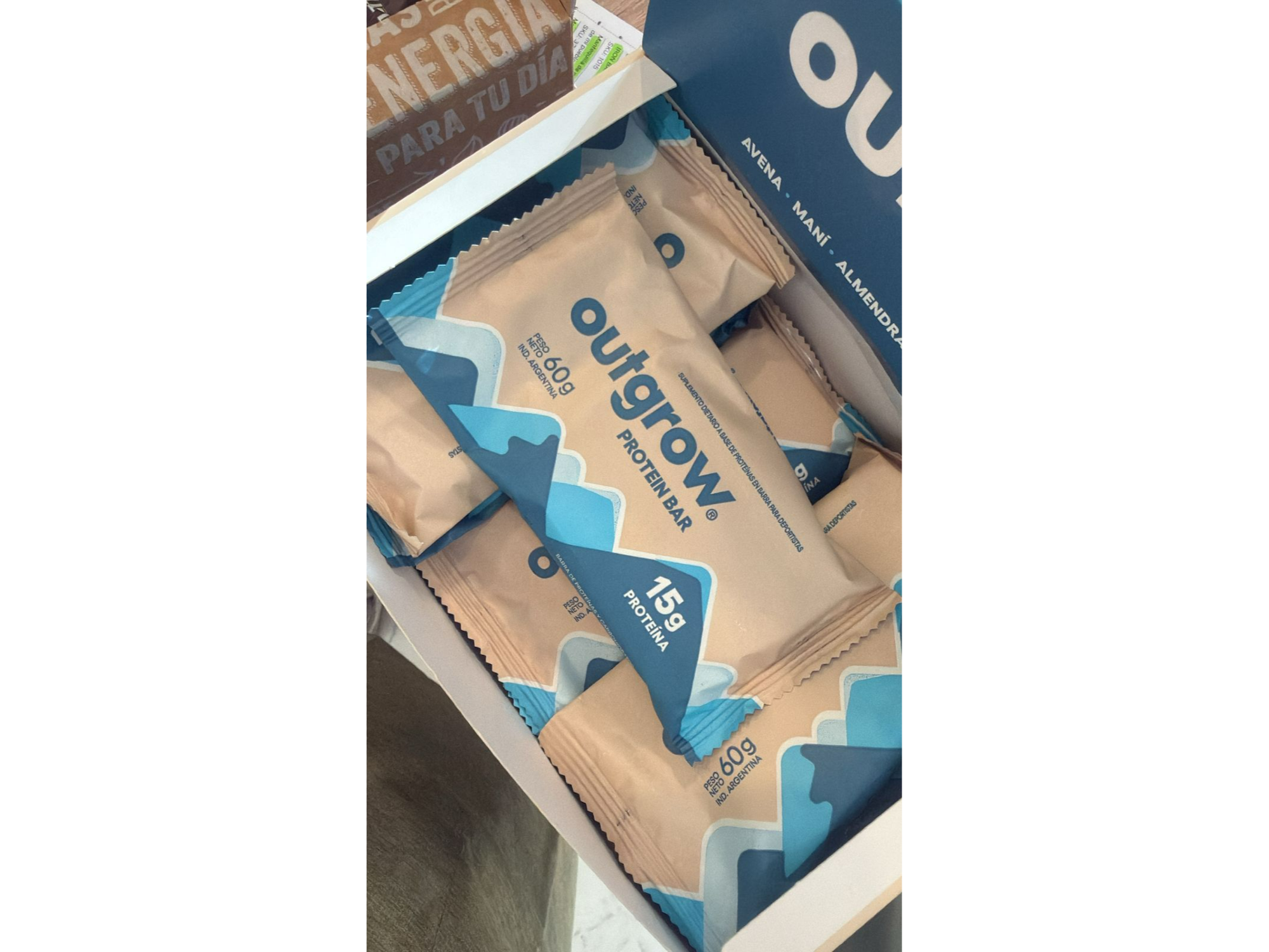 Barra 15g de Proteina - Outgrow