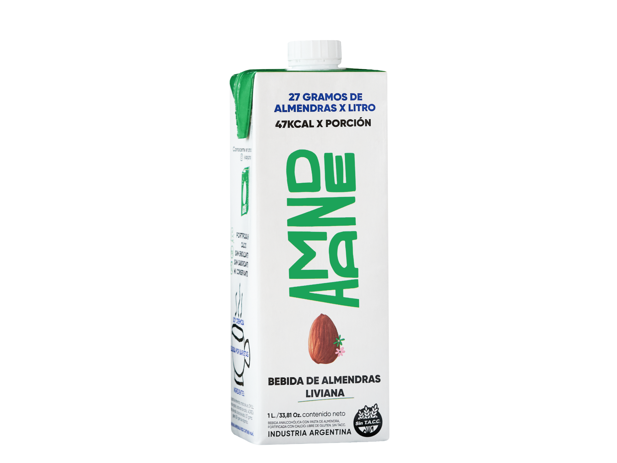 Bebida de almendra liviana