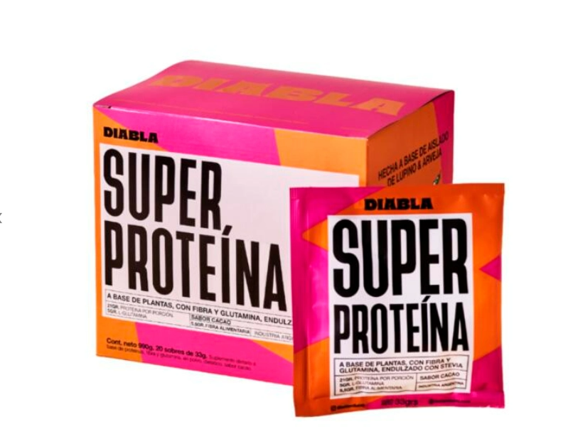 Super Proteina sabor Cacao 33gr- Diabla