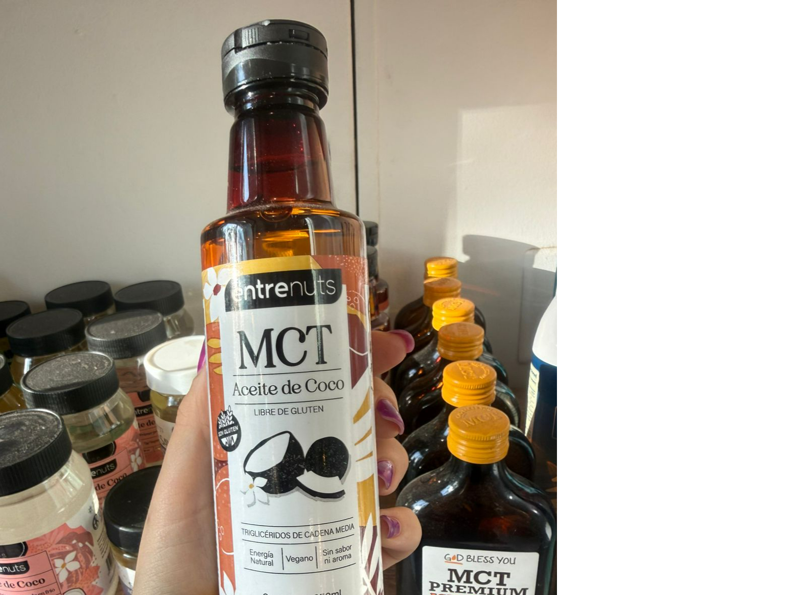 Aceite de Coco MCT x 250ml - Entrenuts