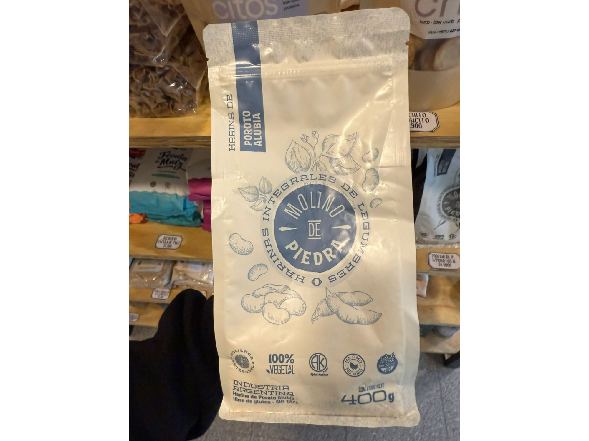 Harina de poroto alubia