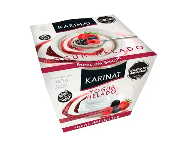 Yogurt Helado karinat frutos del bosque 120g