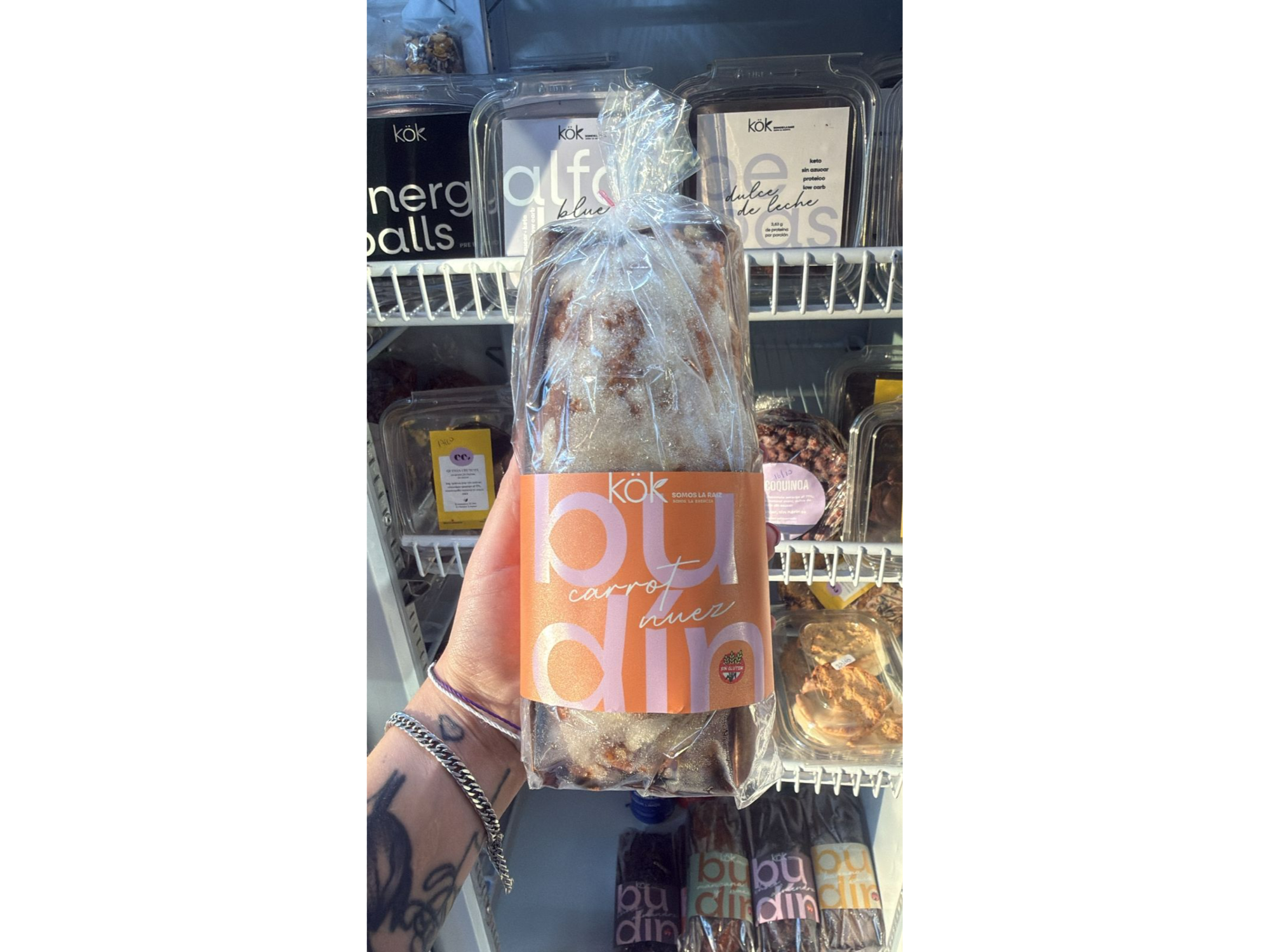 Budín sin TACC carrot y nuez