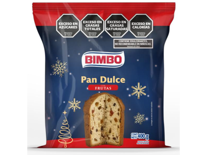 Pan Dulce c/frutas 400g X 2