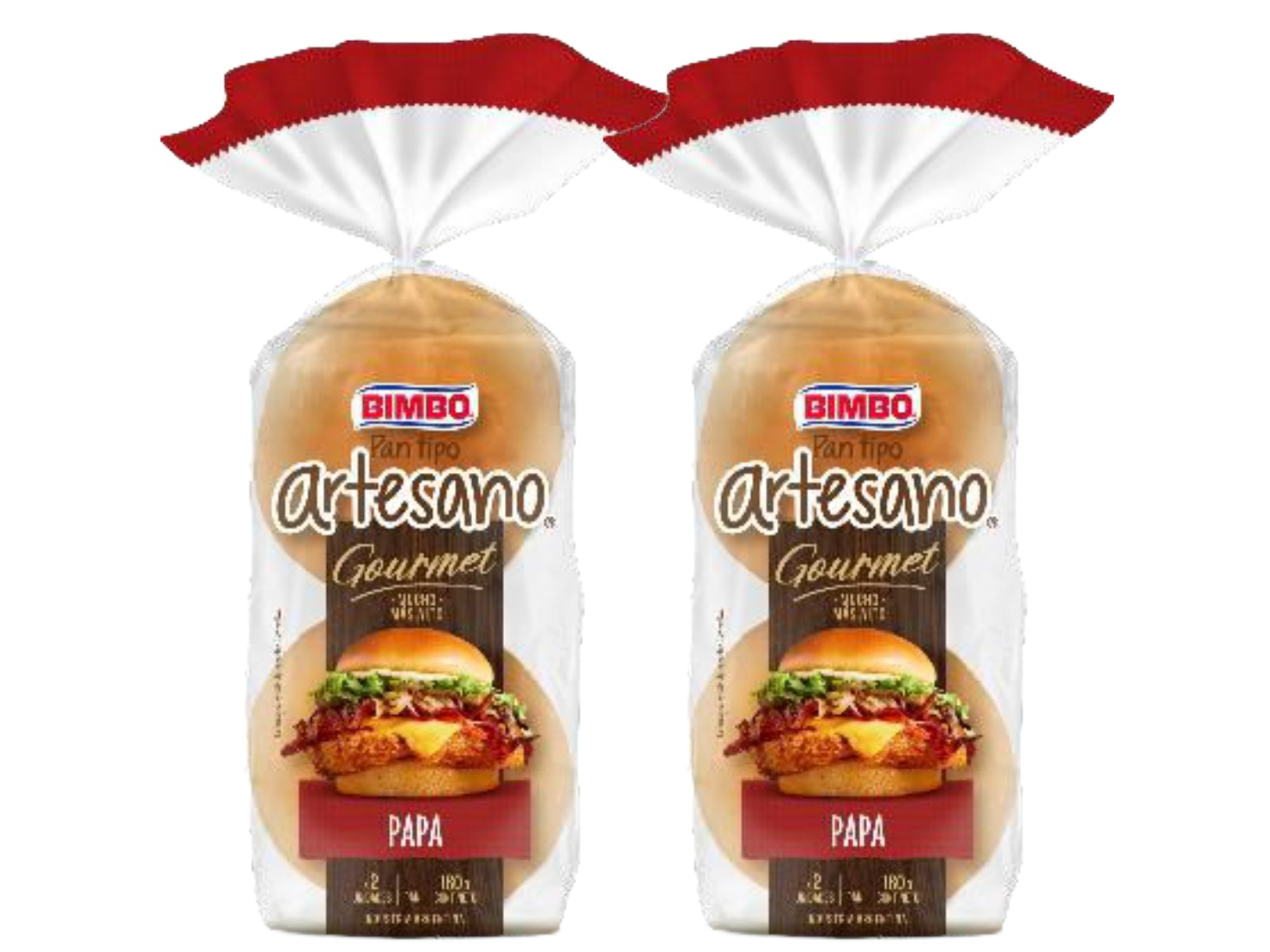 Hambur Papa Gourmet x 2 (*2un x paq.)