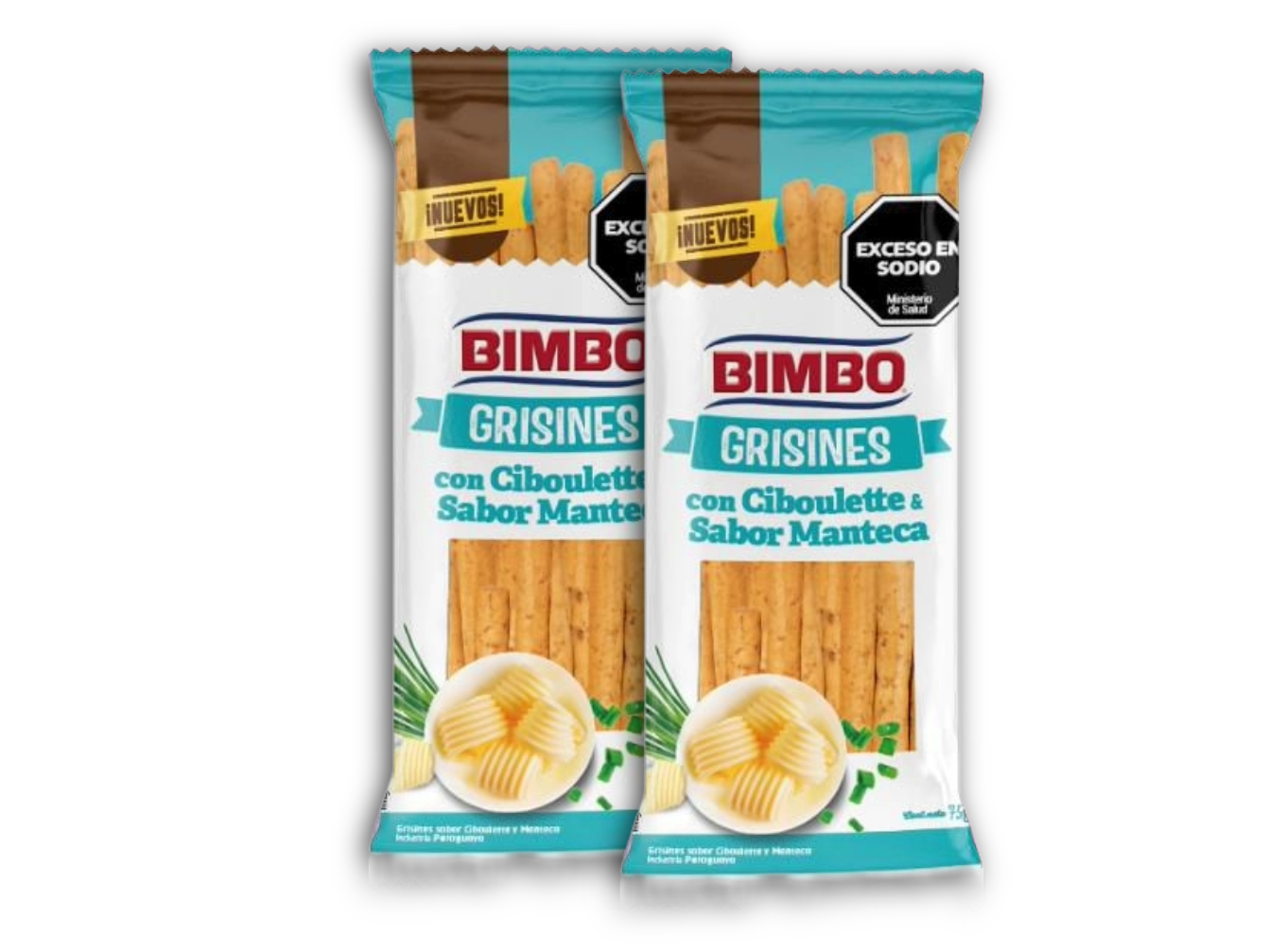 Grisines c/Ciboulette & Sabor Manteca x 2 Un.