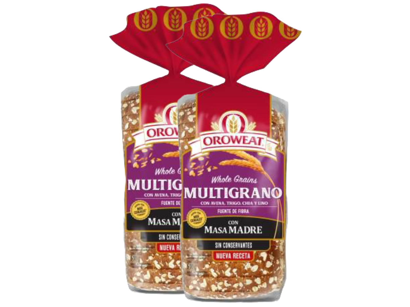 Oroweat Multigrano Con Masa Madre x 2