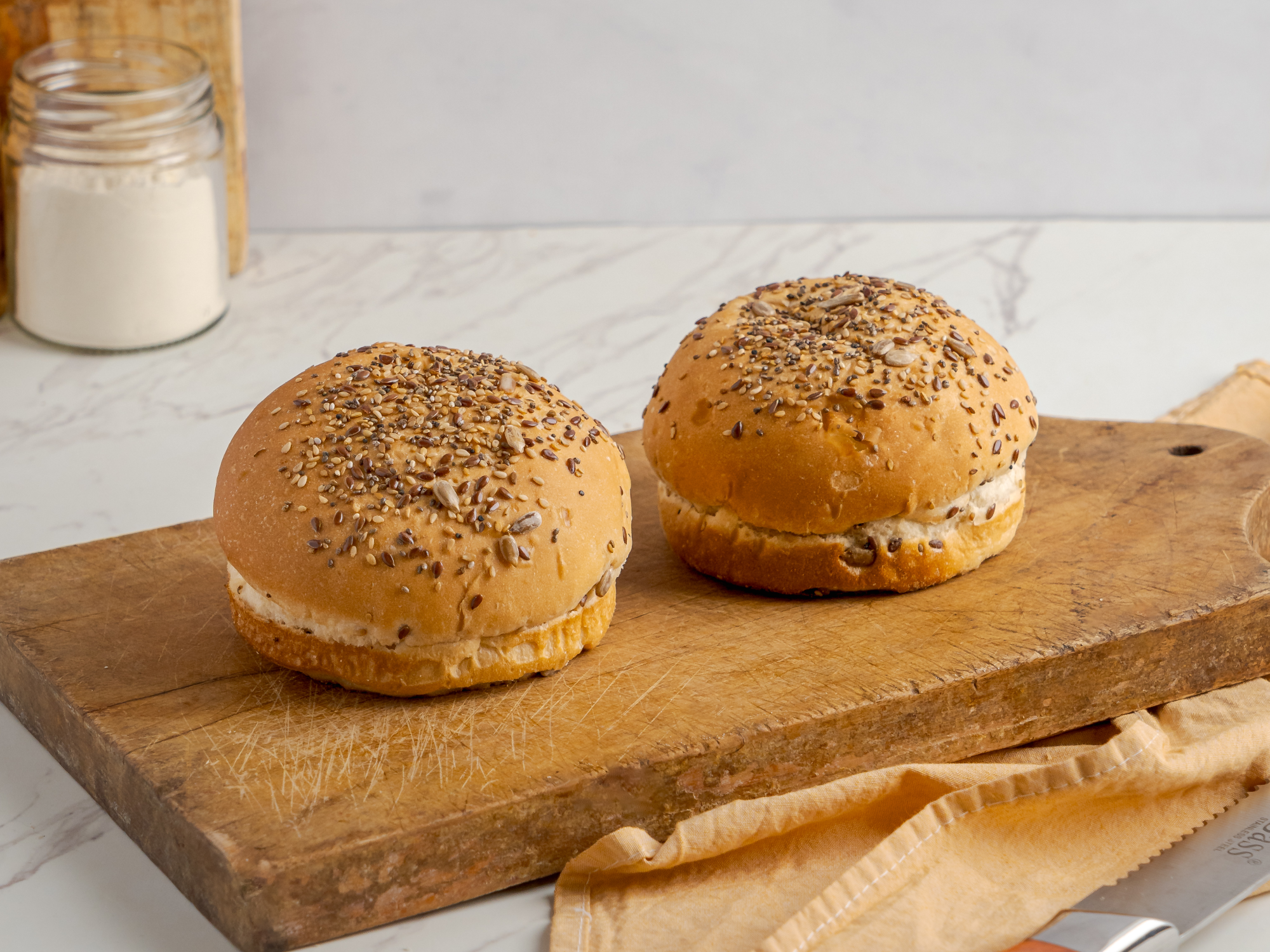 Pan de Papa con Mix de Semillas