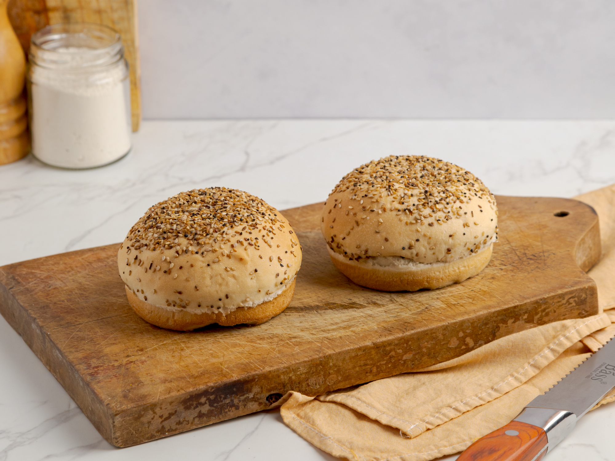 Pan de Papa con Sésamo