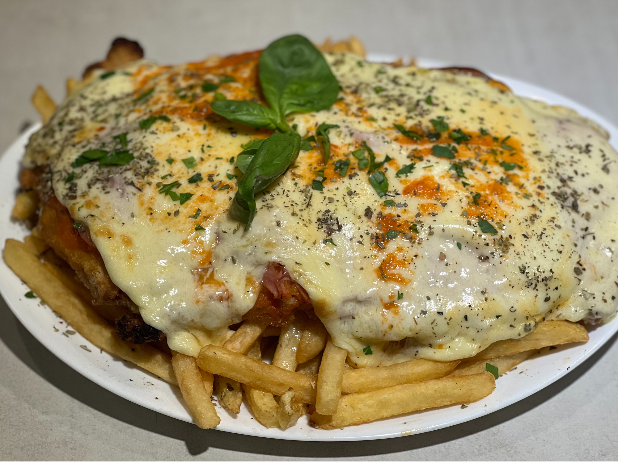 Suprema de Pollo Napolitana para dos