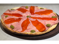 Grande Jamón y Morrones más 3 faina