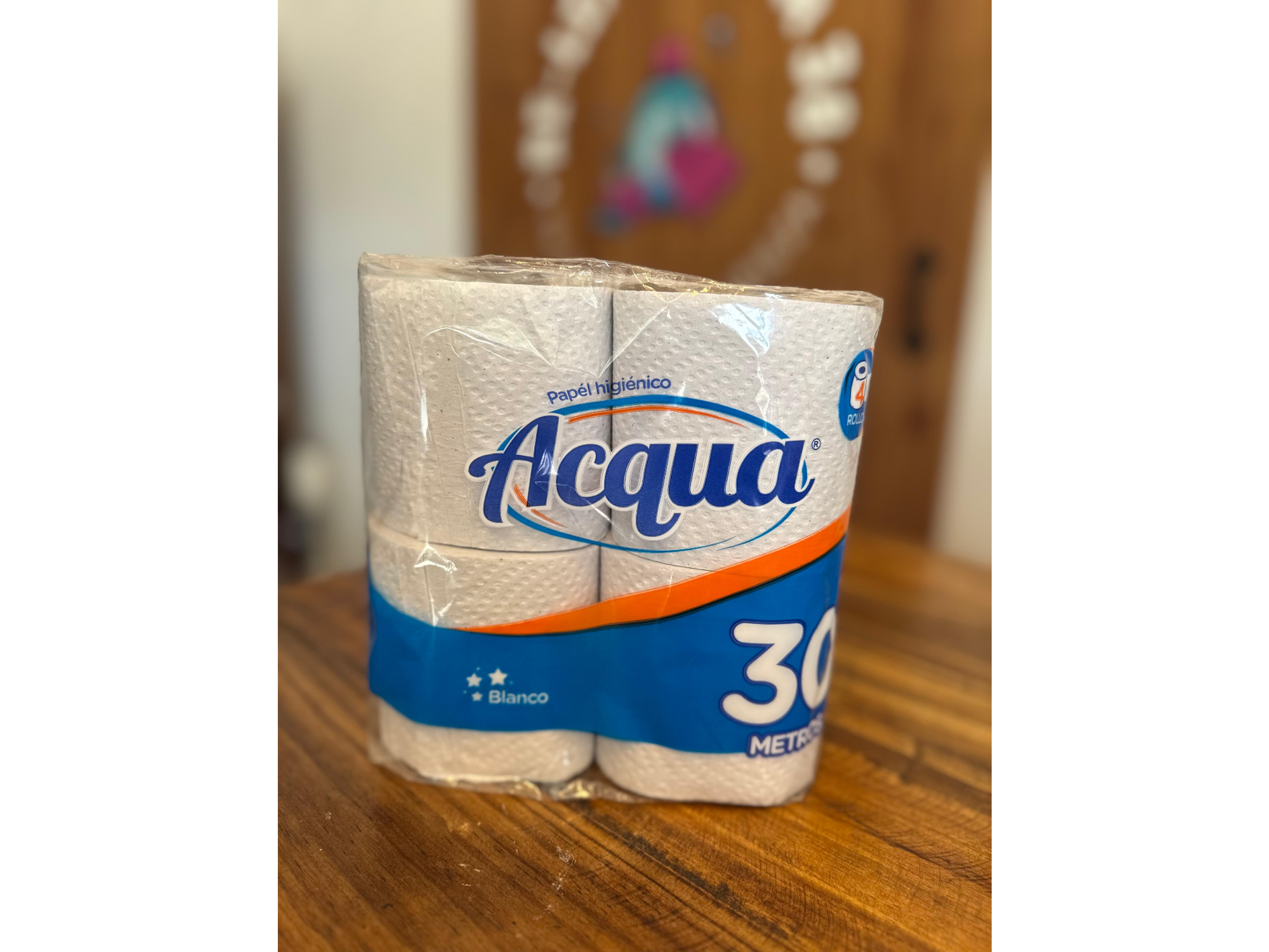 Papel higiénico Aqua x 4