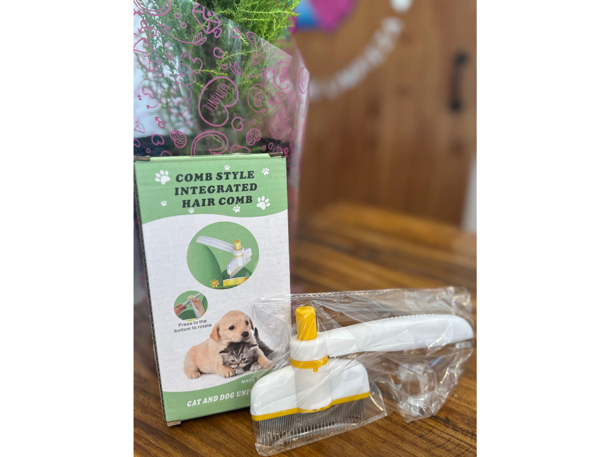 Cepillo antipulgas y garrapatas