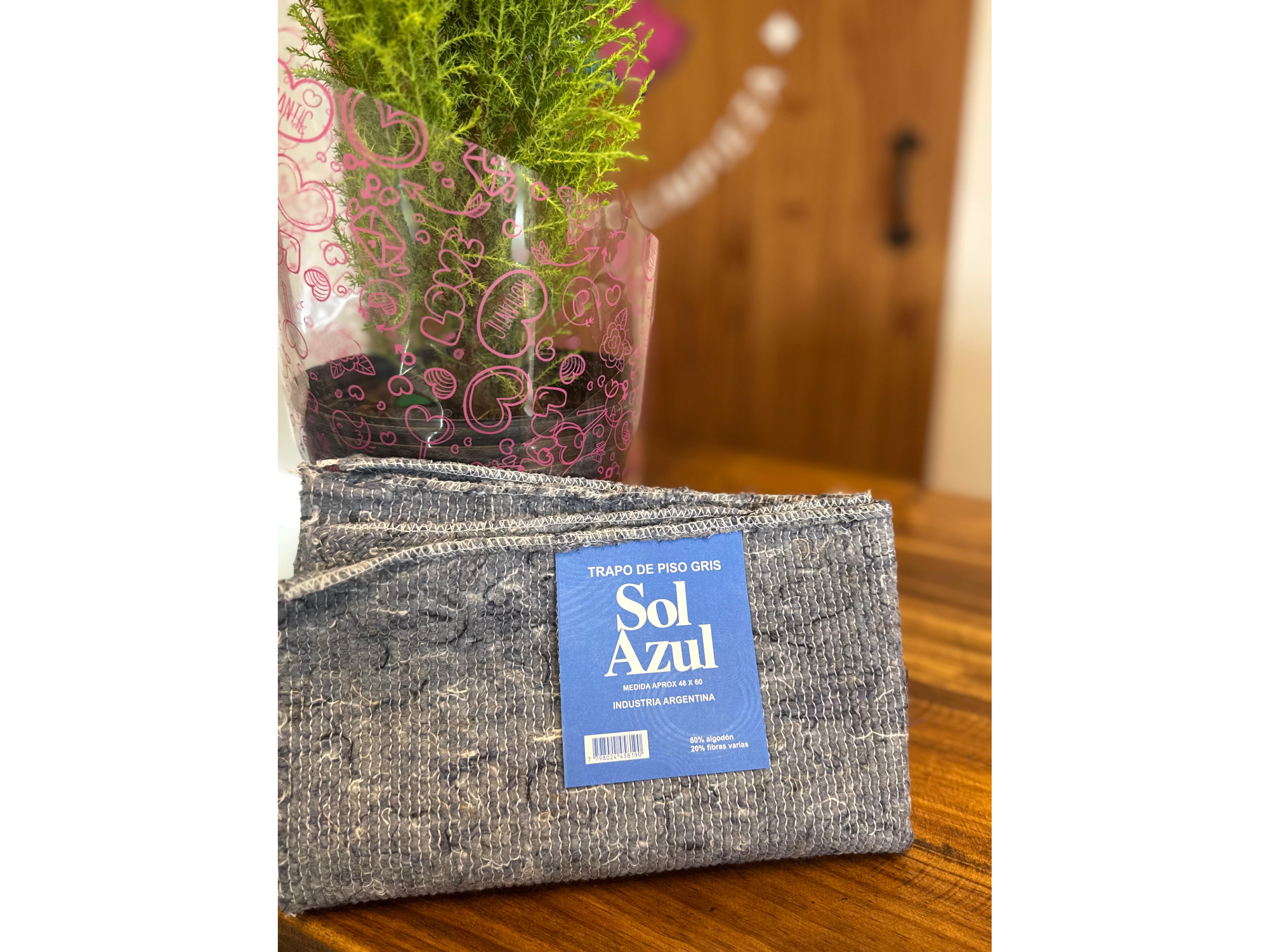 Trapo de piso Gris sol Azul