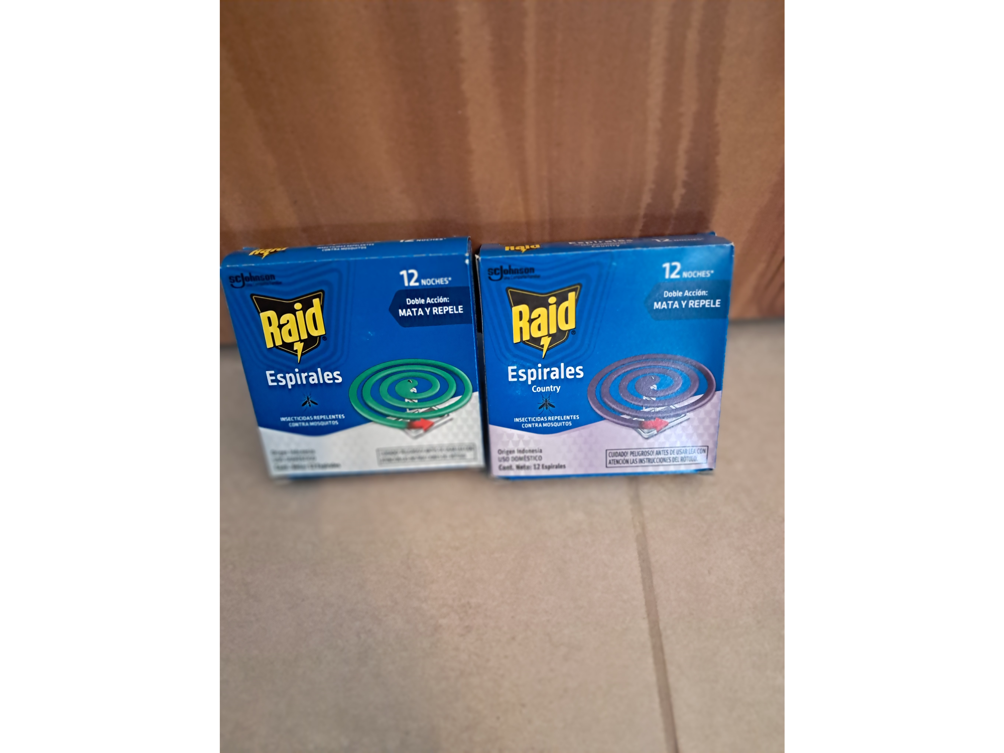 Caja de espirales Raid 12 unidades