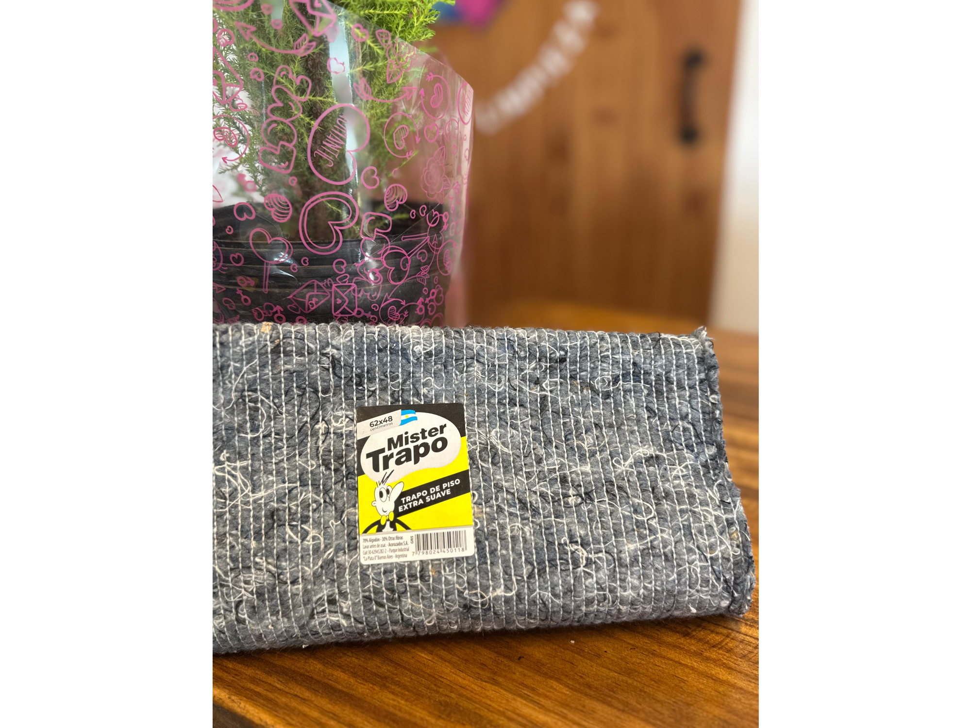 Trapo de piso Gris Mister Trapo