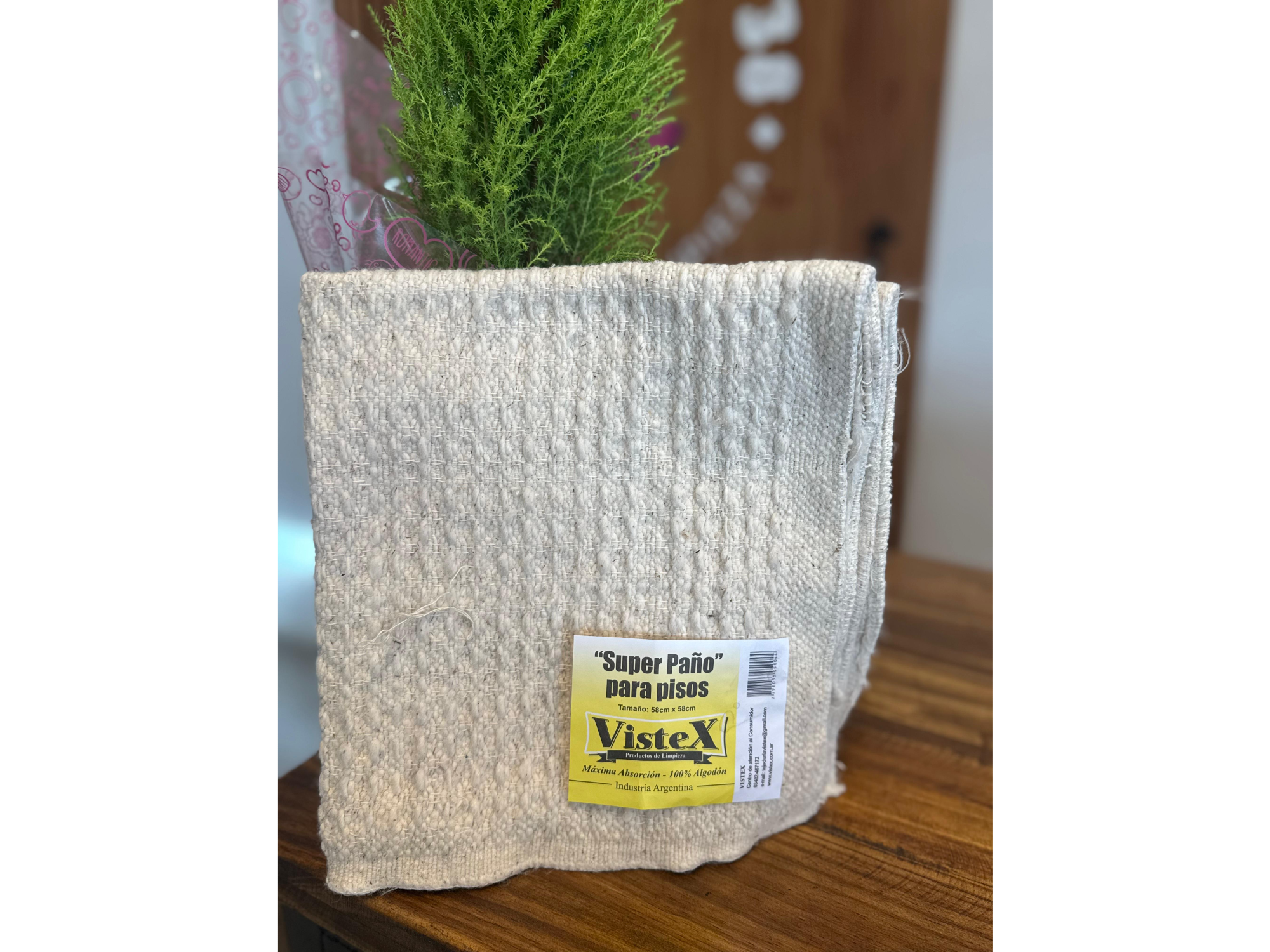 Trapo de piso Blanco Nido Vitex