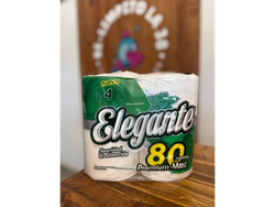 Papel higiénico Elegante 4 x 80 m