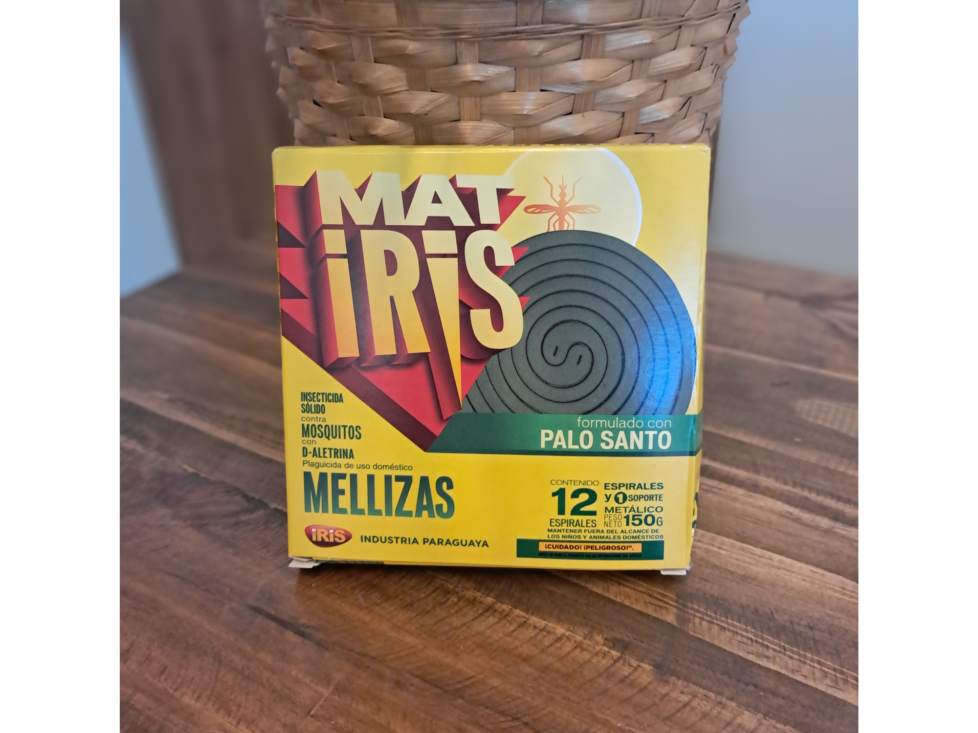 Espiral palo santo "Mat iris"