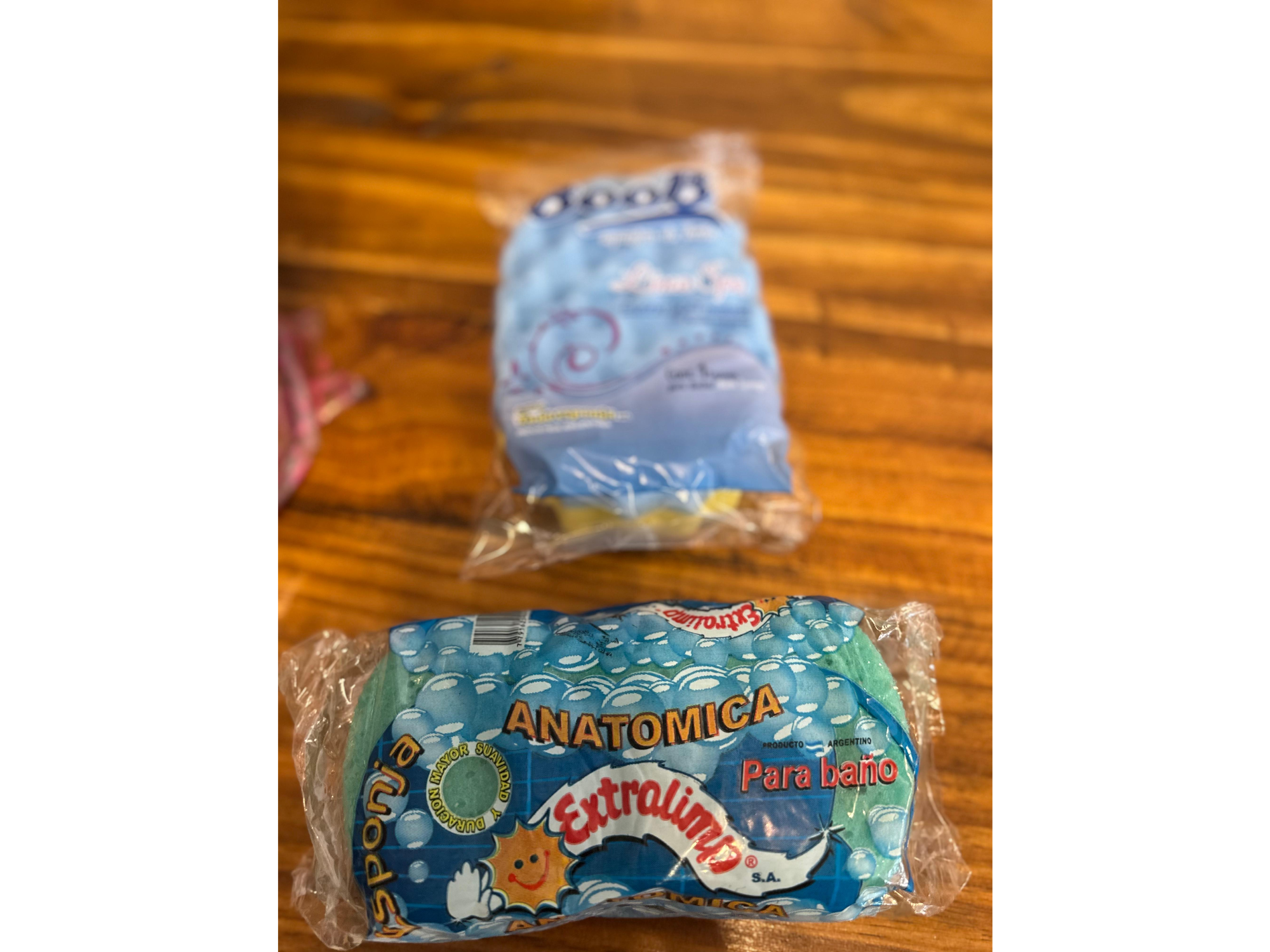 Esponja para baño anatómica